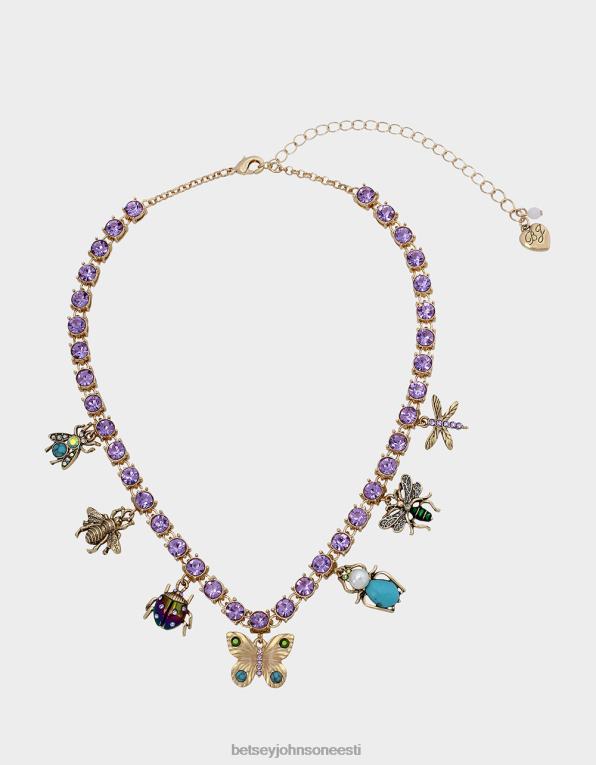 ee Betsey Johnson naised buggin out butterfly võlu tennise kaelakee mitu ehted 400N0363