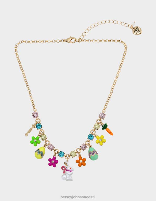 ee Betsey Johnson naised hunny bunny võlu esiosa kaelakee mitu ehted 400N0365