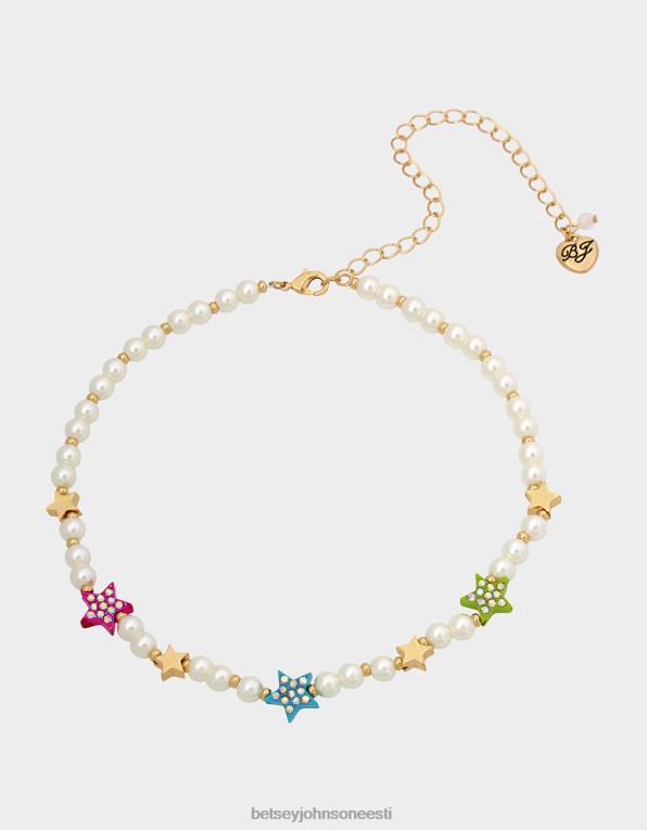 ee Betsey Johnson naised kidult kitš pärlikee kaelakee mitu ehted 400N0356