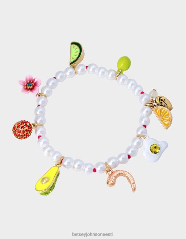 ee Betsey Johnson naised brunch charm stretch käevõru mitu ehted 400N0353