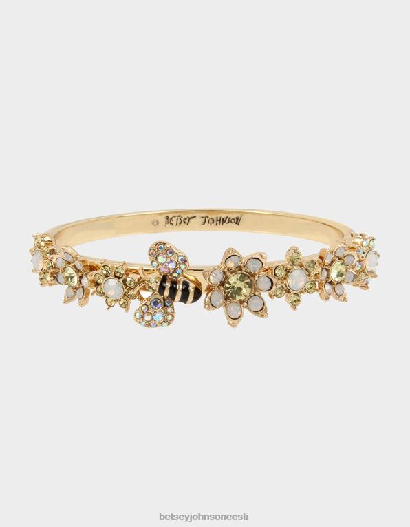 ee Betsey Johnson naised mesilase käevõru kollane ehted 400N0341