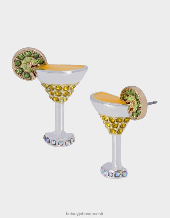 ee Betsey Johnson naised brunch martini kõrvarõngad kollane ehted 400N0338