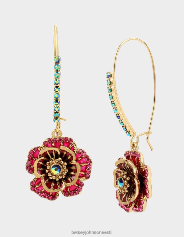 ee Betsey Johnson naised lillekonksuga kõrvarõngad mitu ehted 400N0325