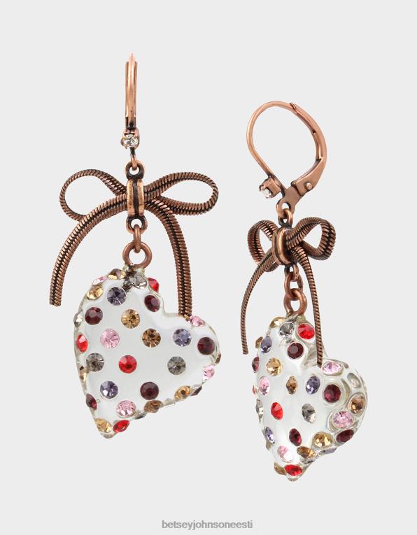 ee Betsey Johnson naised lucite südamega kõrvarõngad mitu ehted 400N0336
