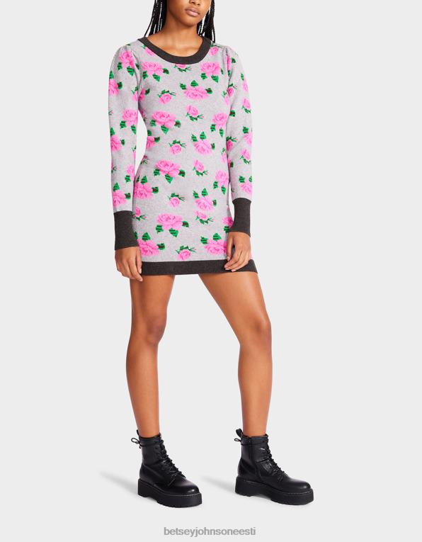 ee Betsey Johnson naised neoonroosid žakaarvärvi kampsun kleit hall Riietus 400N0298