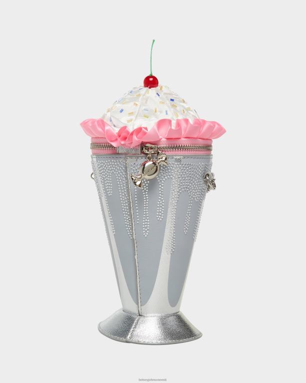 ee Betsey Johnson naised kitš raputab seda crossbody üles hõbedane tarvikud 400N0211