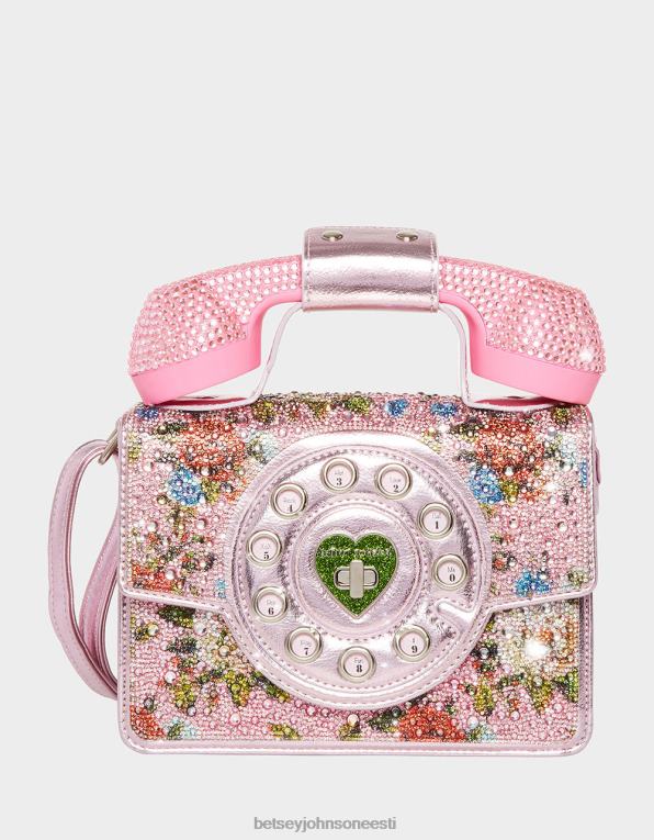 ee Betsey Johnson naised kitsch gimme helisema telefoni kotti roosa tarvikud 400N0208