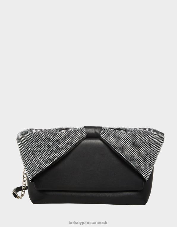 ee Betsey Johnson naised kogu bling vibu käepideme kott must tarvikud 400N0237