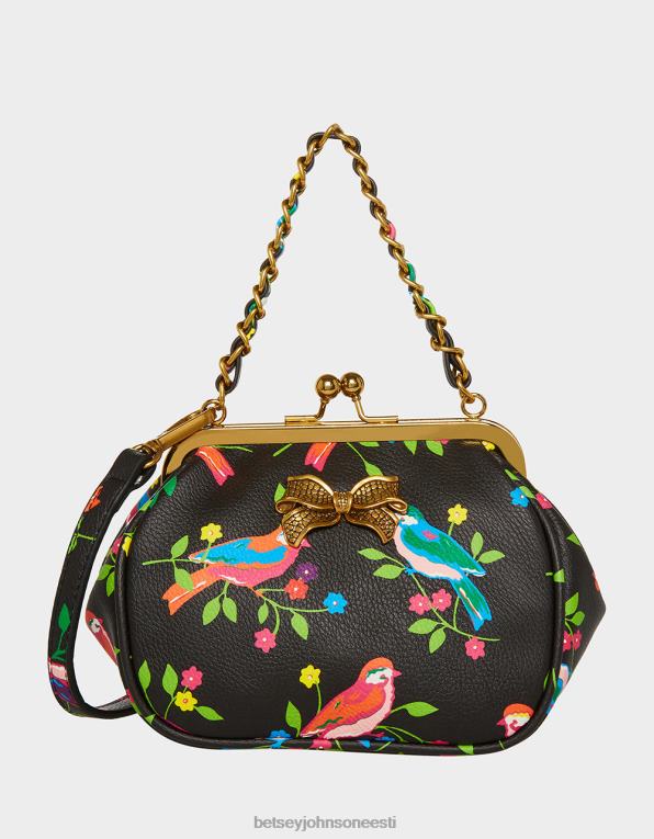 ee Betsey Johnson naised lil' nugget kiss lock kott must multi tarvikud 400N0251