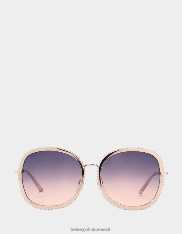 ee Betsey Johnson naised kõik kaunistused päikeseprillid kullast tarvikud 400N0379